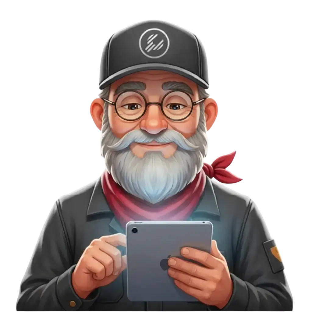 Don Bujía mostrando una recomendación