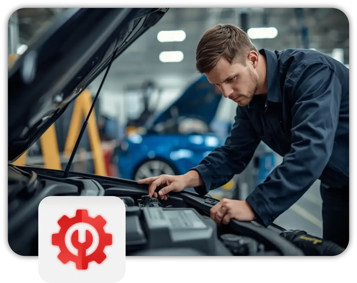 imagen de un taller mecánico